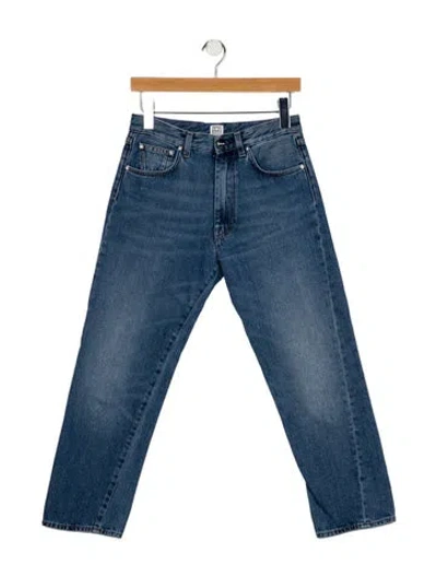 Pre-owned Totême Original Straight Leg Jeans In Blue