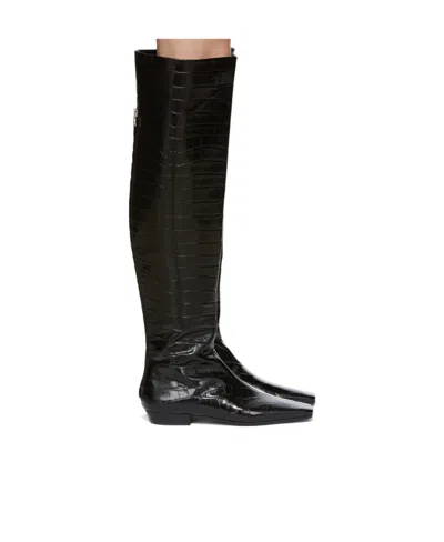 Totême Over-knee Boots In Black
