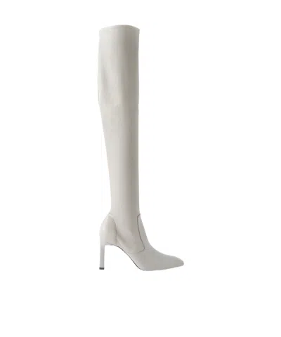 Totême Leather Over-the-knee Boots In White