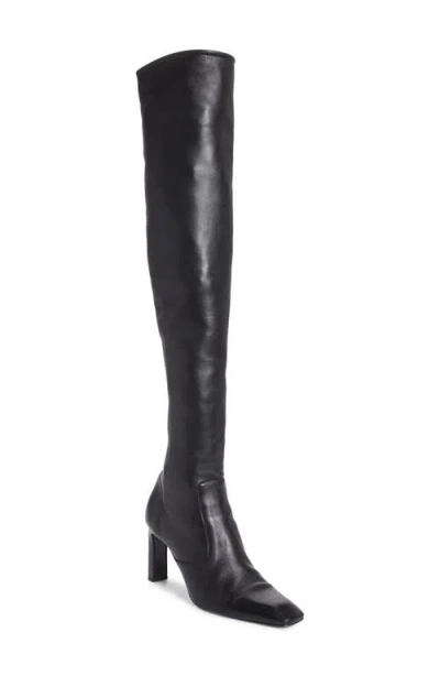 Totême Toteme Over The Knee Stretch Boot In Black
