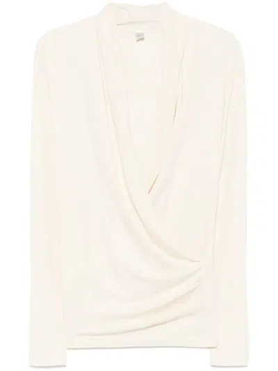 TOTÊME TOTEME OVERLAPPED JERSEY TOP