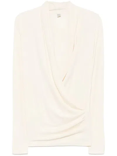 TOTÊME OVERLAPPING JERSEY TOP