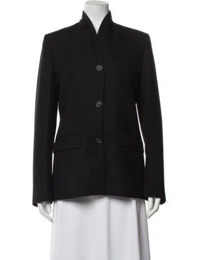 Pre-owned Totême Overlay Suit Jacket Blazer In Black