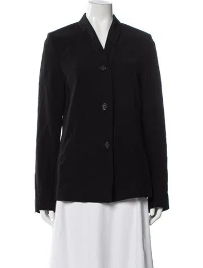 Pre-owned Totême Overlay Summer Blazer Blazer In Black