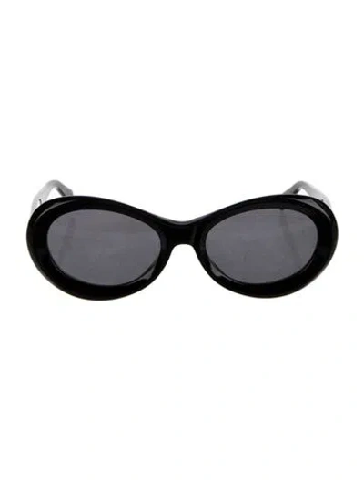Pre-owned Totême Oversize Tinted Sunglasses In Black