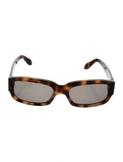 Pre-owned Totême Oversize Tinted Sunglasses In Brown