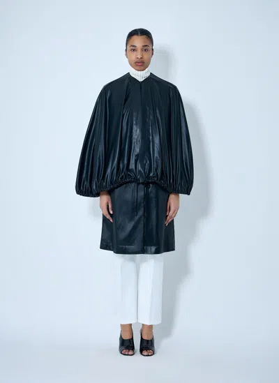Totême Oversized Cape Jacket In Black