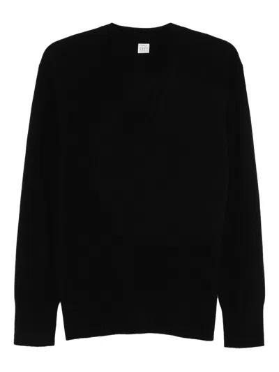 Totême Toteme Oversized Cashmere Sweater In Black