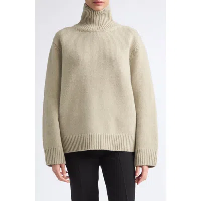 Totême Toteme Oversized Lambswool Turtleneck Sweater In Multi
