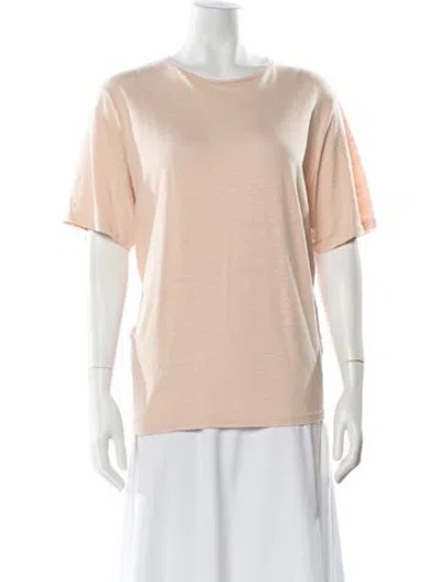 Pre-owned Totême Oversized Linen Tee Linen T-shirt In Neutral