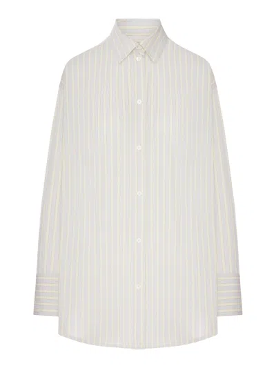 Totême Oversized Striped Shirt In Multi