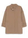 Totême Belted Cuffs Trench Coat With Oversized Fit