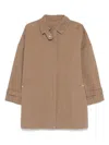 Totême Belted Cuffs Trench Coat With Oversized Fit