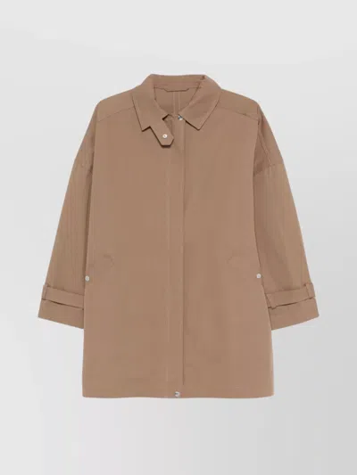 Totême Oversized Trench Coat In Organic Cotton