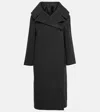 Totême Oversized Wool-blend Felt Coat In Grey