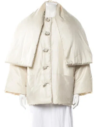 Pre-owned Totême Padded Scarf Jacket Jacket In Neutrals