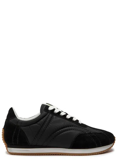 Totême Casual Low Top Sneakers With Quilted Design In Black