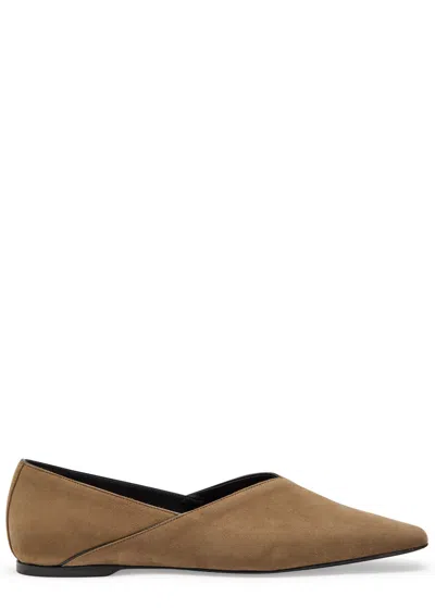 Totême Toteme Panelled Suede Flats