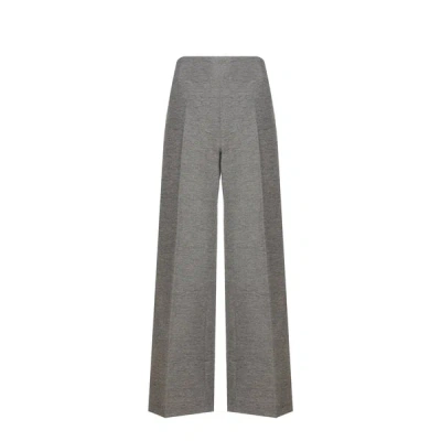 Totême Wool Trousers In Gray