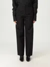 Totême Low-waist Satin Trousers In Black