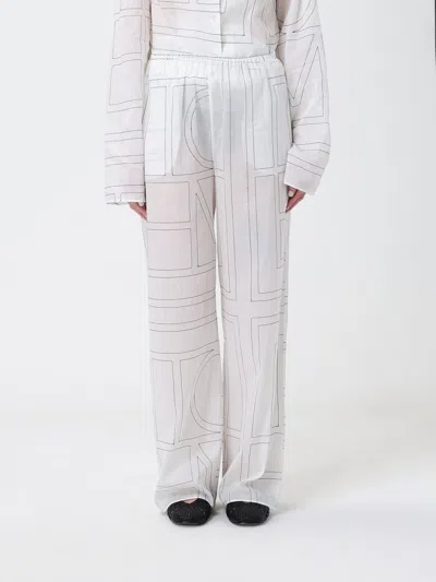 Totême Pants Toteme Woman Color White