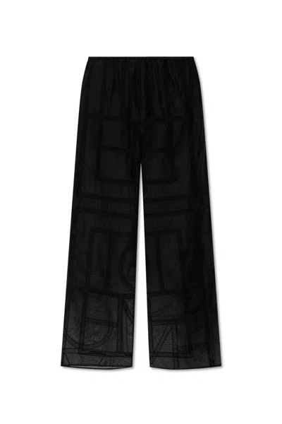TOTÊME TOTEME PANTS WITH LOGO
