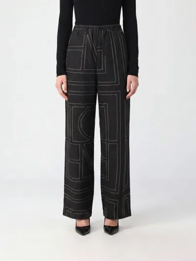 Totême Toteme Pants Woman In Black