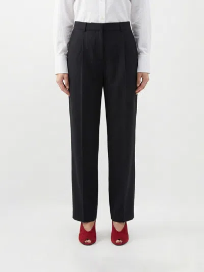 Totême Pants Woman Toteme In Black