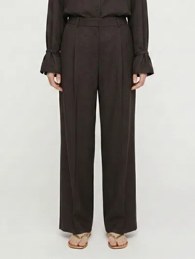 Totême Pants Toteme Woman Color Brown