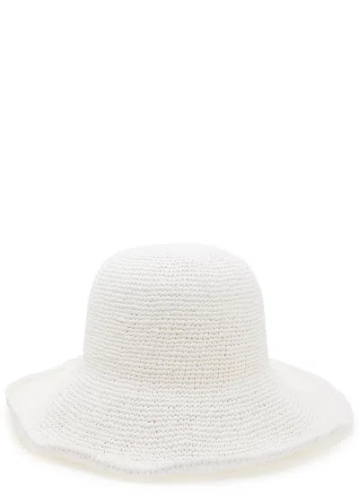 Totême Toteme Paper Raffia Sun Hat In White