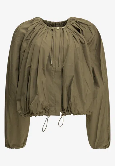 Totême Parachute Lightweight Jacket In Green