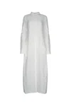 Totême Striped Jacquard Shirt Dress In White