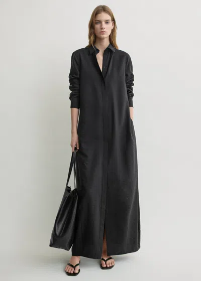Totême Parachute Shirtdress Black Petite