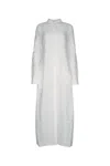 Totême Striped Jacquard Shirt Dress In White