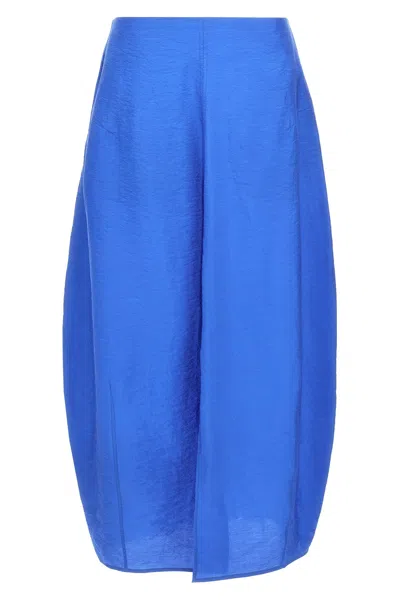 Totême Parachute Skirt Cobalt 276 Fr36 In Multi