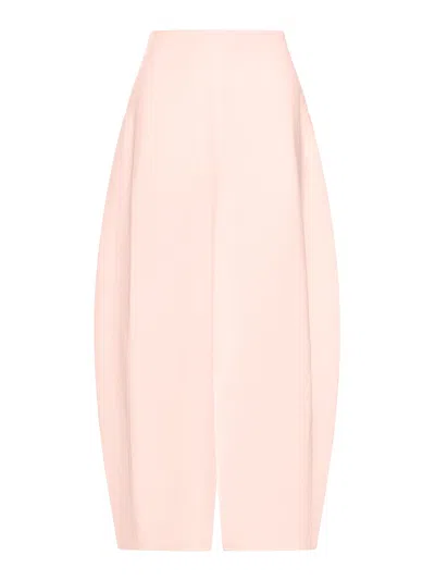 Totême Parachute Skirt In Silk In Neutral