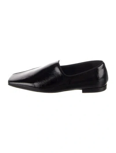 Pre-owned Totême Patent Leather Loafers In Blue