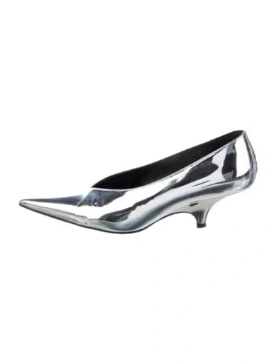 Pre-owned Totême Patent Leather Slingback Pumps