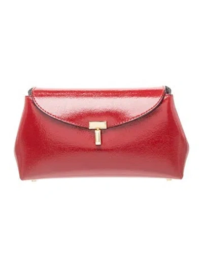 Pre-owned Totême Patent Leather Tote In Red