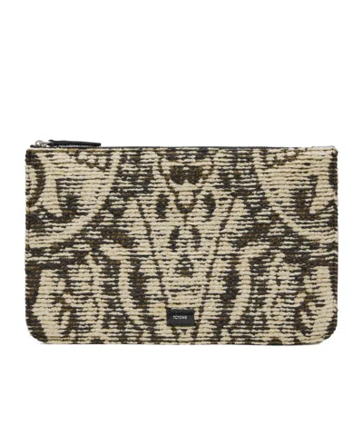 Totême Patterned Clutch In Nude