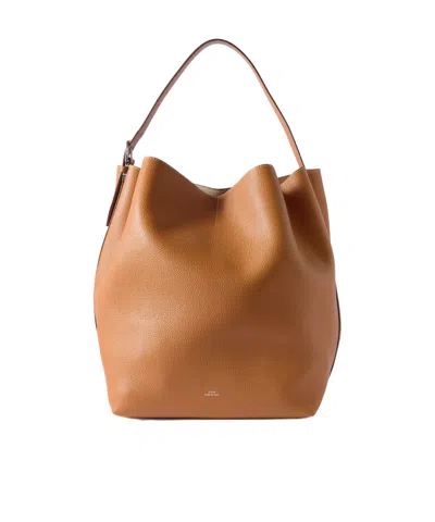 Totême Patterned Handbag In Brown