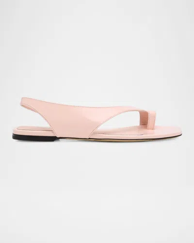 Totême Peliz Slingback Nappa Leather Sandals In Pink