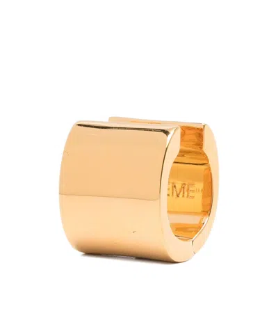 Totême Petite Signature Earrings In Gold