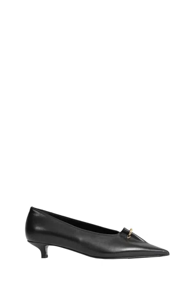 Totême Pierced Nappa Pumps In Black