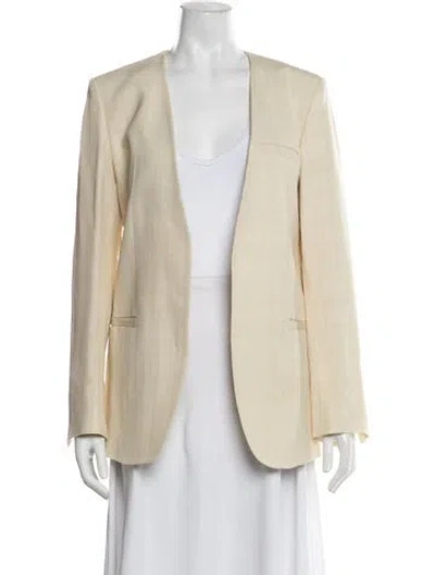 Pre-owned Totême Pine Suit Blazer Blazer In Neutral