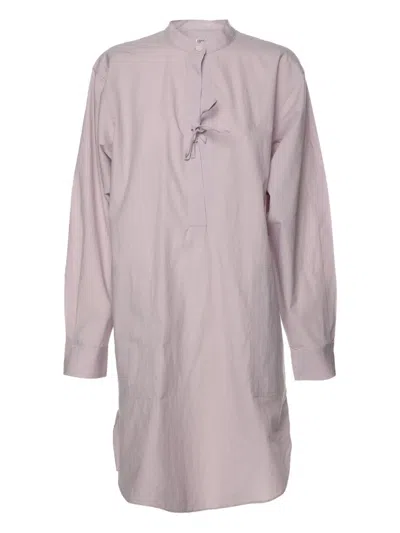 Pre-owned Totême Organic Cotton Tunic Dress In Pink