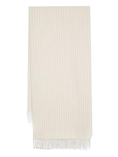 Totême Pinstripe Cotton Sarong In Neutrals