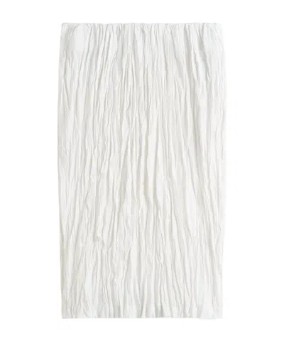 Totême Pleated Midi Skirt In White