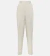 Totême Pleated Tailored Straight Pants In Neutrals
