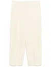 Totême Pleated Trousers In Nude